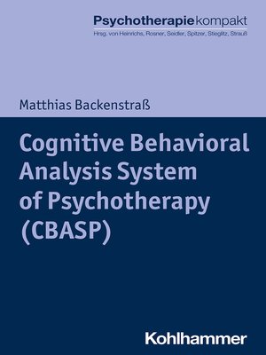 cover image of Cognitive Behavioral Analysis System of Psychotherapy (CBASP)
